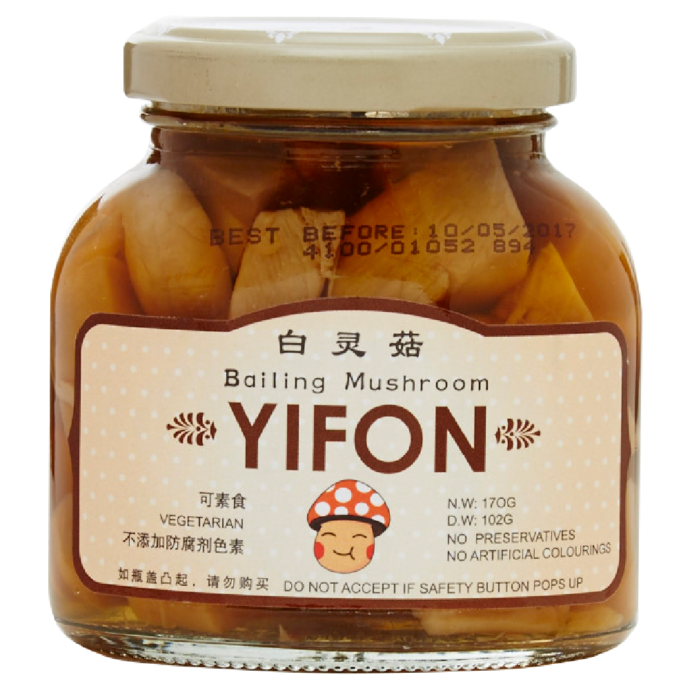 YIFON SPICY ABALONE MUSHROOM 170G -1